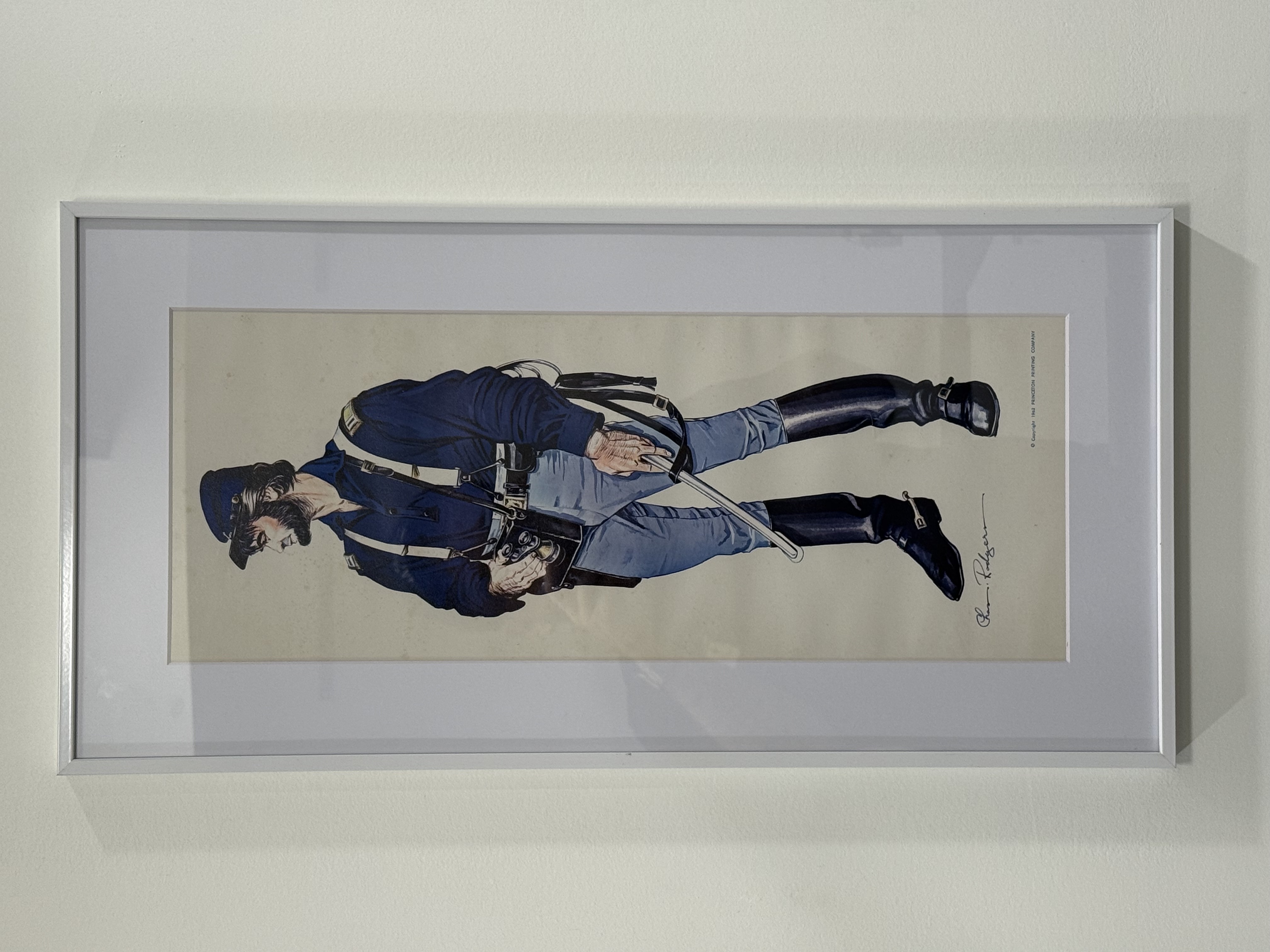 Union Officer with Field Glasses and Sword